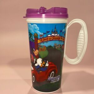 Plastic Insulated Mugs with Handle, 16 oz Disney World Parks Mugs, Whirley Drink